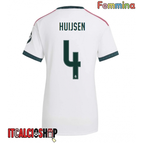 Real Madrid Dean Huijsen #4 Prima Maglia Femmina 2026-27 Manica Corta